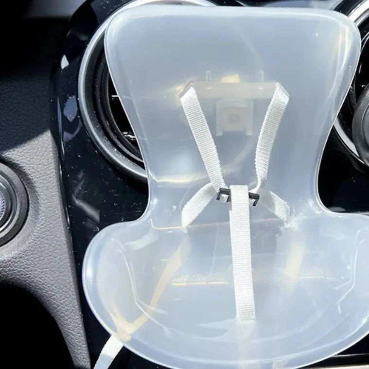 Labubu Car Doll Safety Seat – Kawaii Plush Aromatherapy Air Freshener for Ob11 & Dolls up to 18cm