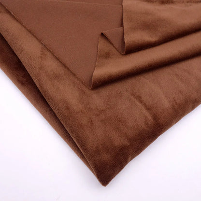 160CM/63" Wide Minky Plush Fabric – Super Soft Flannel Fabric for DIY Dolls, Toys, and Crafts, Sold by the Meter
