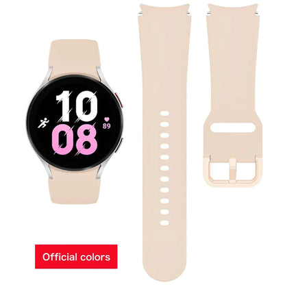 Samsung Galaxy Watch Silicone Band - 20mm Replacement Strap for Galaxy Watch 4, 5, 6, 5 Pro and 6 Classic 40mm–47mm Models