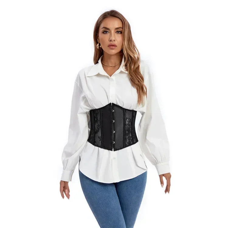 Sexy Lolita Underbust Corset – Slimming Bandage Bustier Top for Women Lingerie & Elegant Streetwear