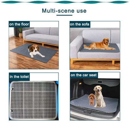 Reusable Dog Pee Pad Blanket – Absorbent Washable Puppy Training Mat & Pet Bed, Urine Protector for Car Seat, Pet Supplies