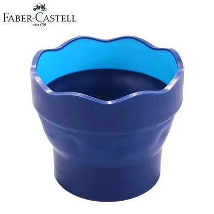 Faber Castell Portable Watercolor Paint Washing Bucket – Scalable Telescopic Folding Brush Washer Cup
