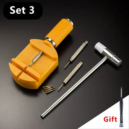 Watch Link Removal Tool Kit - Bracelet Resizing, Pin Remover & Strap Adjustment Tool for Watch Band Replacement