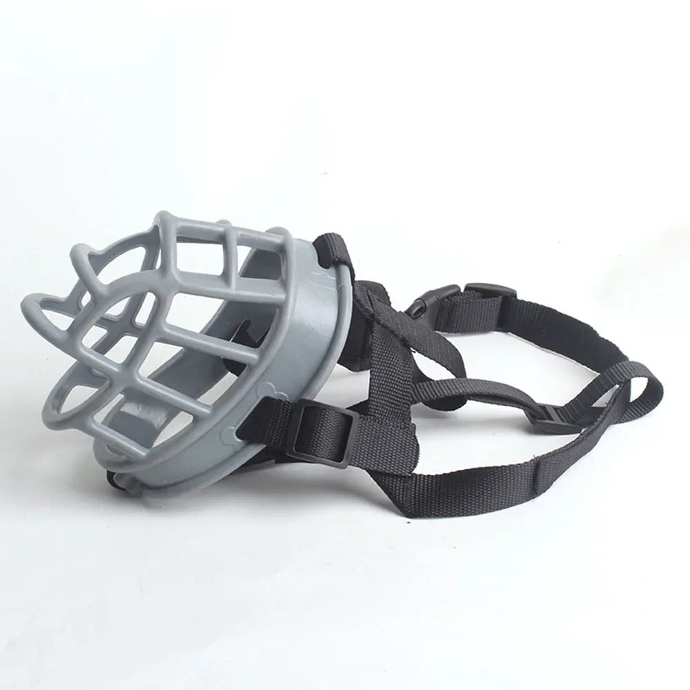 Soft Silicone Dog Muzzle: Breathable Basket Muzzles for Small, Medium, Large, and X-Large Dogs - Stop Biting, Barking, Chewing