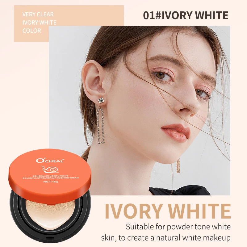 OCHEAL Whitening BB Cream – Face Foundation Concealer & Air Cushion Makeup for Girls, Original Facial Beauty Cream