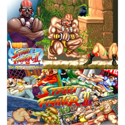 Super Street Fighter II GBA Game Cartridge – 32-bit Retro Console Game Card, English Version for DS/NDSL (USA/EU Edition)