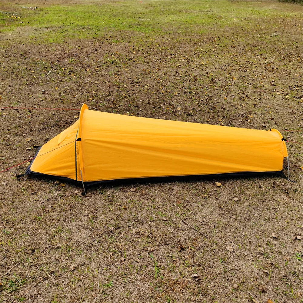 Lightweight Backpacking Tent – Outdoor Camping Sleeping Bag Tent for Single Person Use