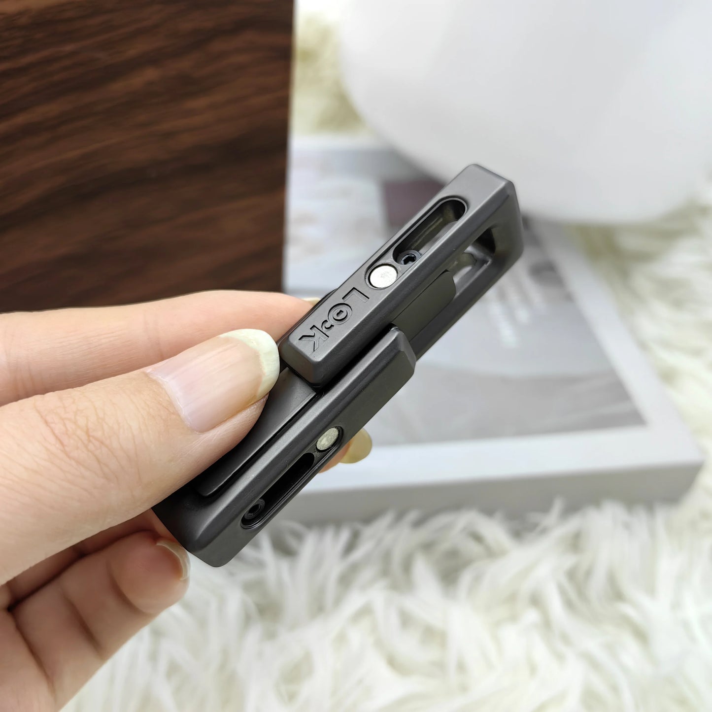 Xlock Magnetic Double Push Fidget Coin – EDC Decompression Toy for Anxiety & Stress Relief, Ideal Gift