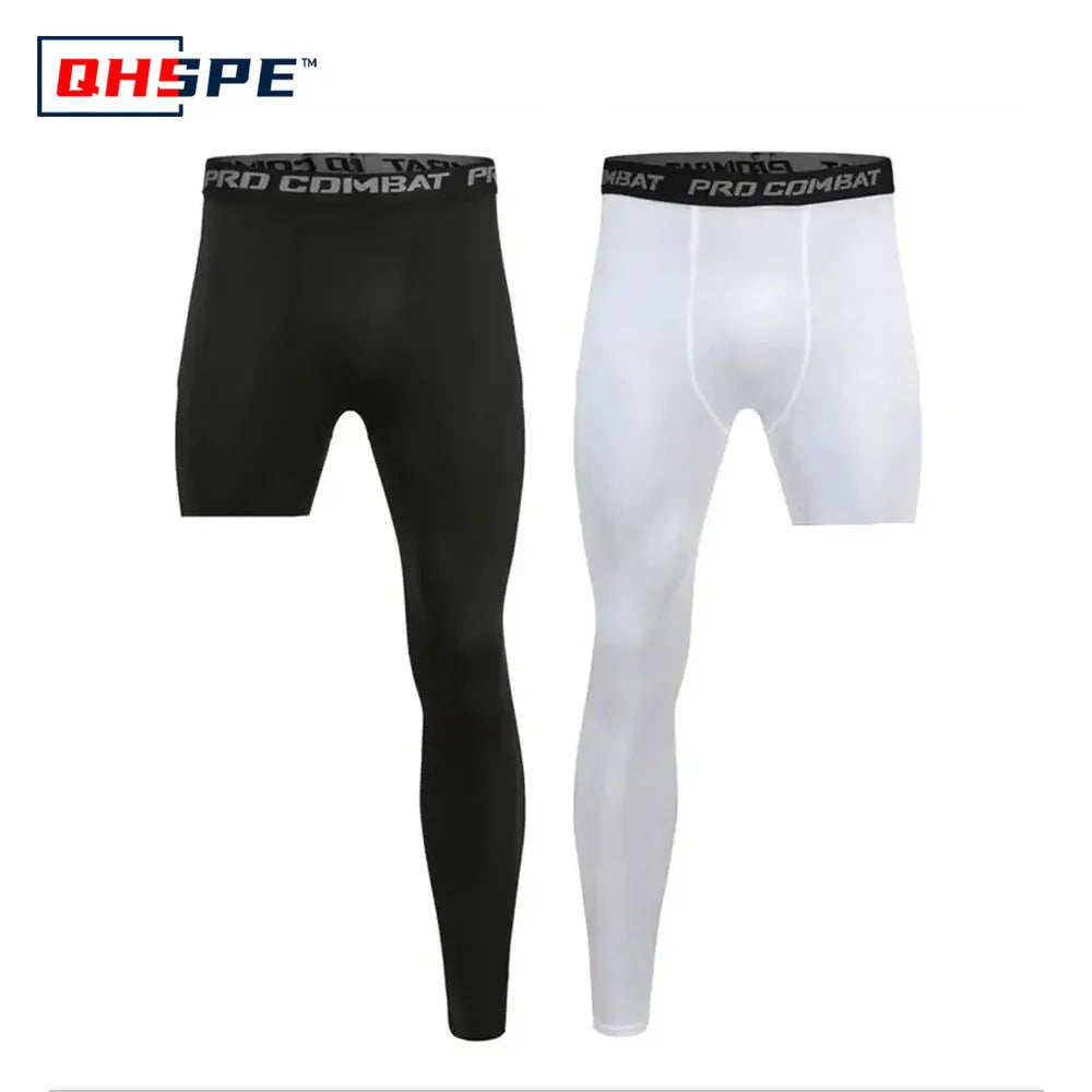 One Leg Basketball Tights - Breathable Quick Dry Sports Leggings for Training & Performance