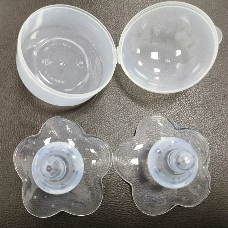 Silicone Nipple Protector Breastfeeding Shields – Soft Anti-Overflow Milk Covers, Reusable Nursing Pads for Comfortable Mother Care