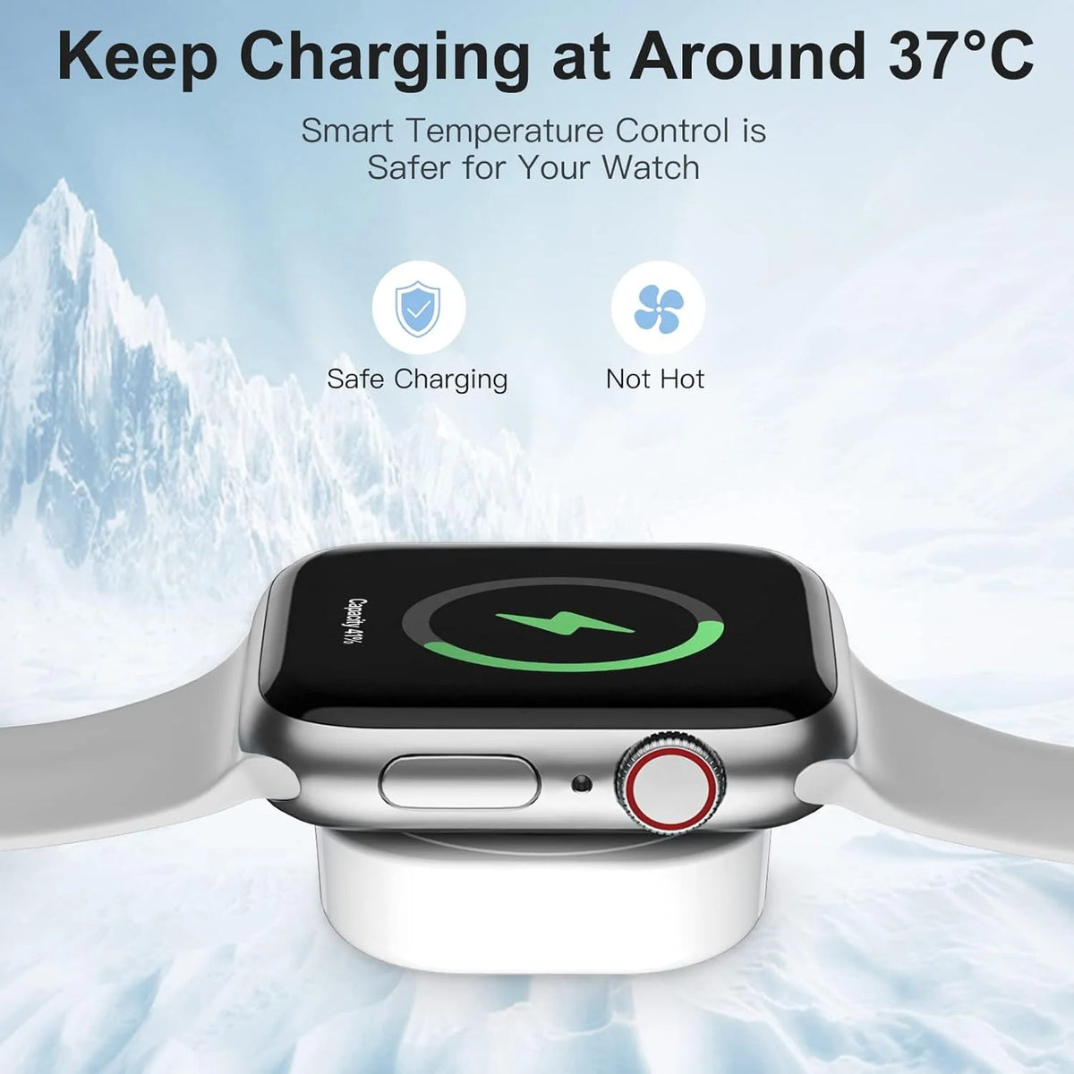 Apple Watch Magnetic USB Charger Cable - Portable Wireless Charging for Apple Watch Series 2–11, SE, SE 2 and Ultra Models
