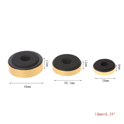 12-Pack Speaker Isolation Feet Pads – Hifi Quality SoundBox Mats & Speaker Stand Accessories