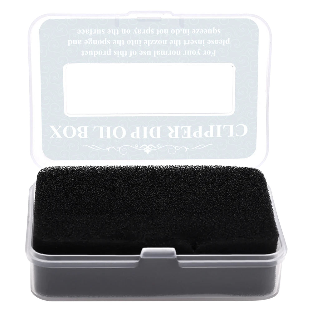 Lubricating Clipper Oil Box – Hair Blade Rust Prevention & Repair, Electric Push Barber Oil Storage Box