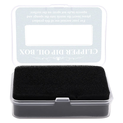 Lubricating Clipper Oil Box – Hair Blade Rust Prevention & Repair, Electric Push Barber Oil Storage Box
