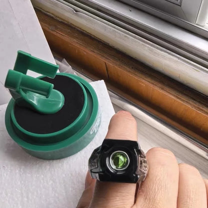 Green Lantern Ring - Official Original Cosplay Prop Collectible Gift, 2cm Inner Diameter, Random Style Shipment