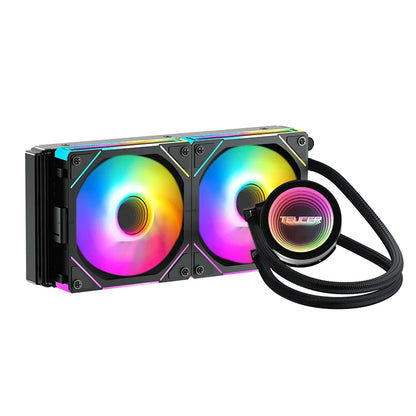 TEUCER NA-360 PC Water Cooling Radiator – Liquid Cooler for Intel LGA 2011/1700/1200/1155, AMD AM4/AM5, X99 Motherboard Support