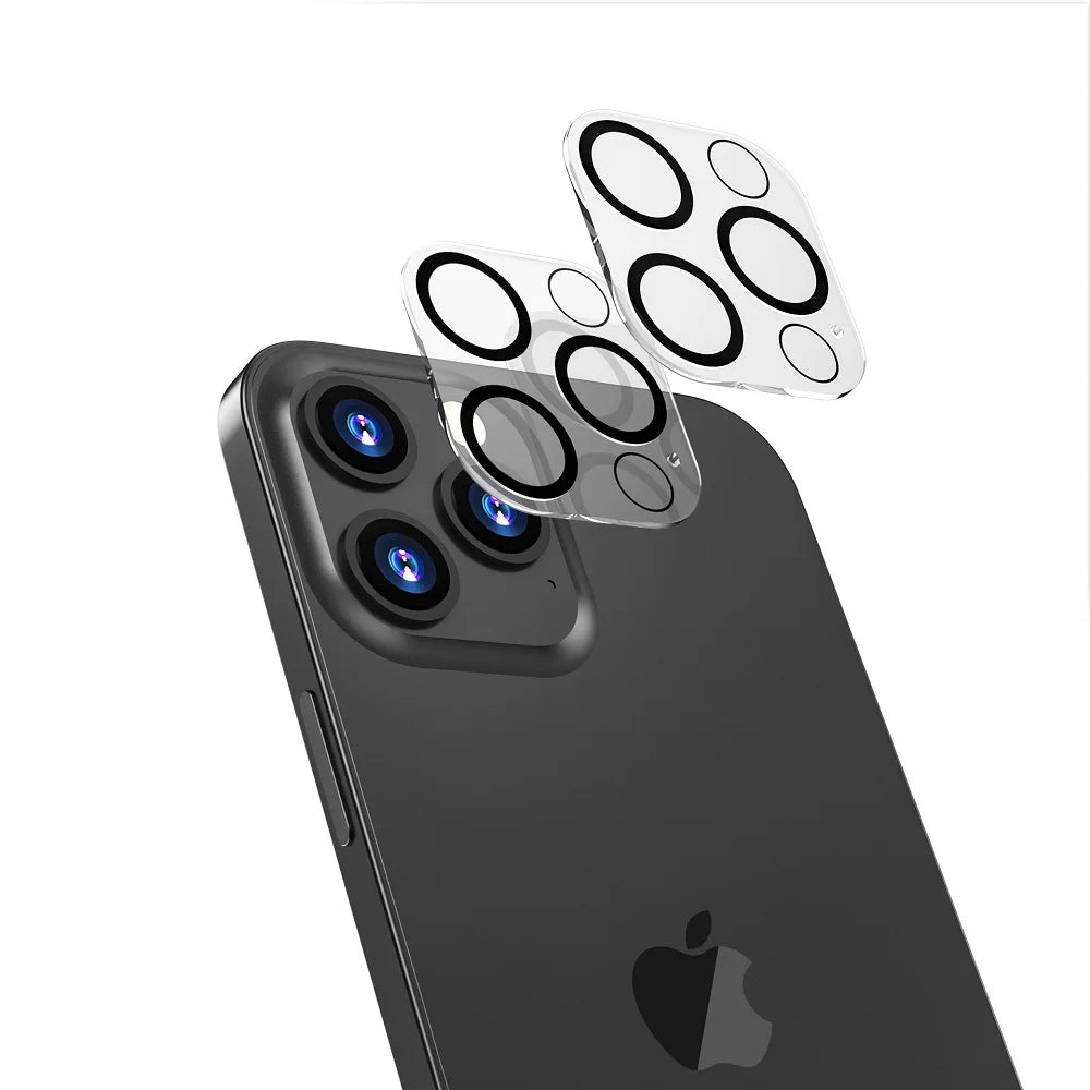 3pcs Camera Lens Protectors for iPhone | Protective Glass for 11, 12, 13, 14, 15 Pro Max  | Mini Lens and Screen Protectors