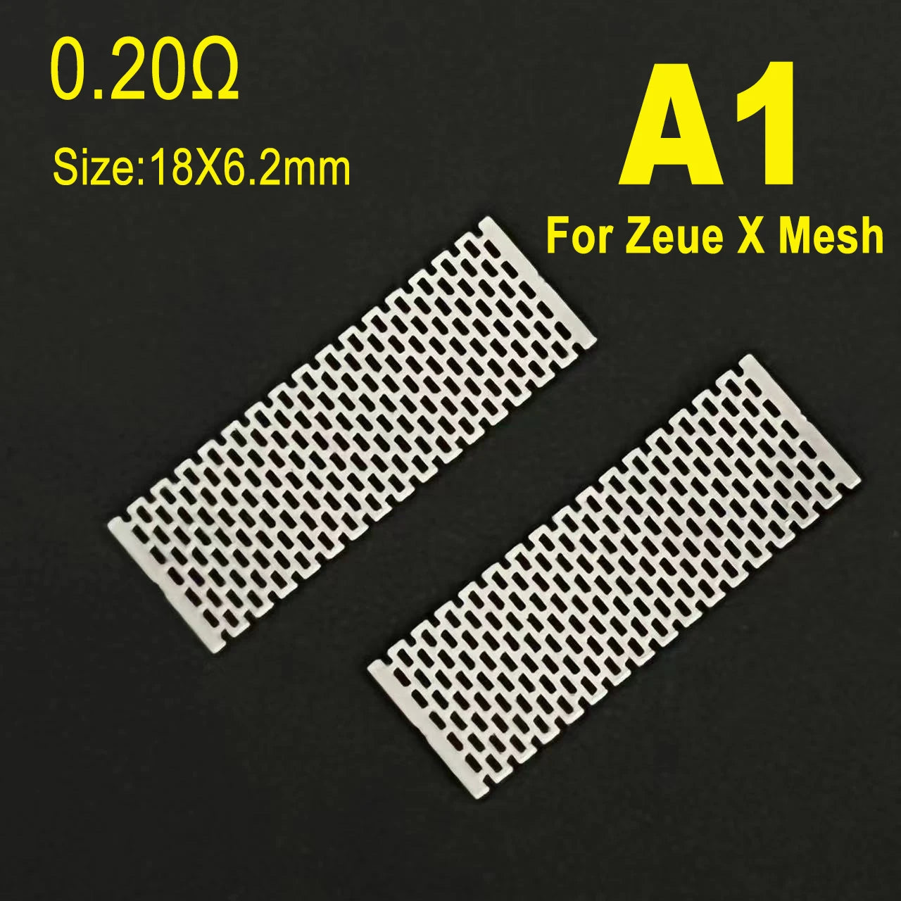 Automobile Resistance Mesh Sheet – 0.13–0.20Ω KA1/Ni80 Coil Hardware Accessory (10–100pcs)
