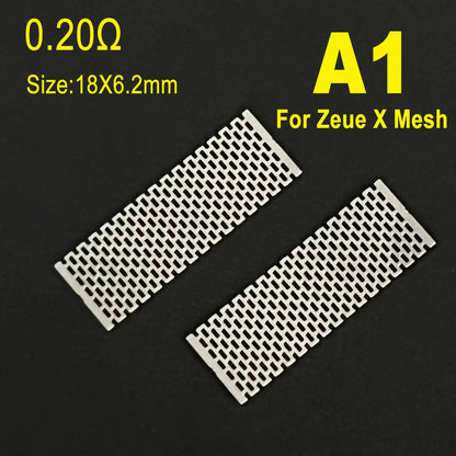 Automobile Resistance Mesh Sheet – 0.13–0.20Ω KA1/Ni80 Coil Hardware Accessory (10–100pcs)