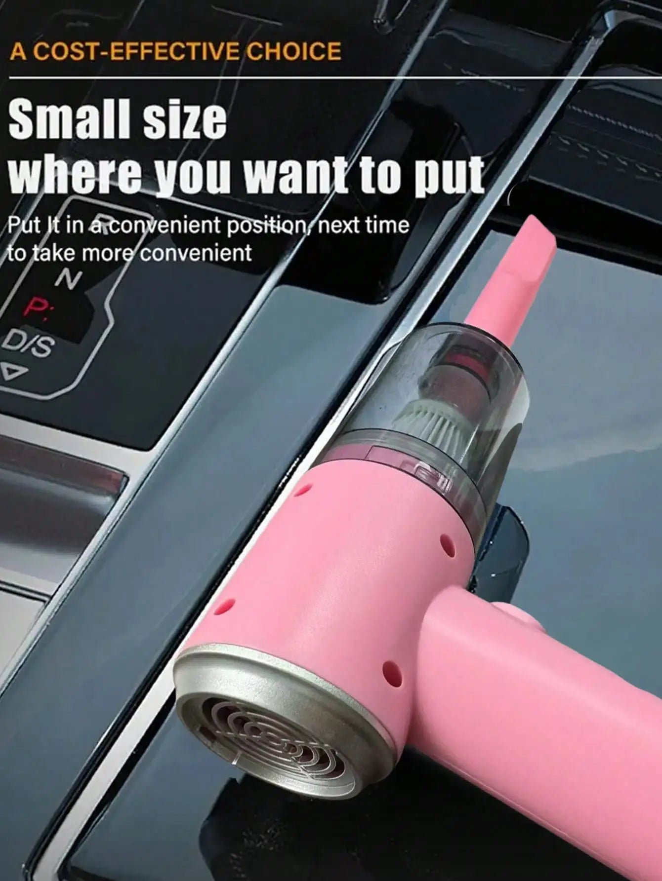 3-in-1 Portable Car & Home Vacuum Cleaner – Suction, Blowing, and USB Rechargeable