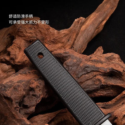 2PC Portable Outdoor EDC Survival Knife Set - Multi-Functional Stainless Steel Fruit and Table Knife with Sheath