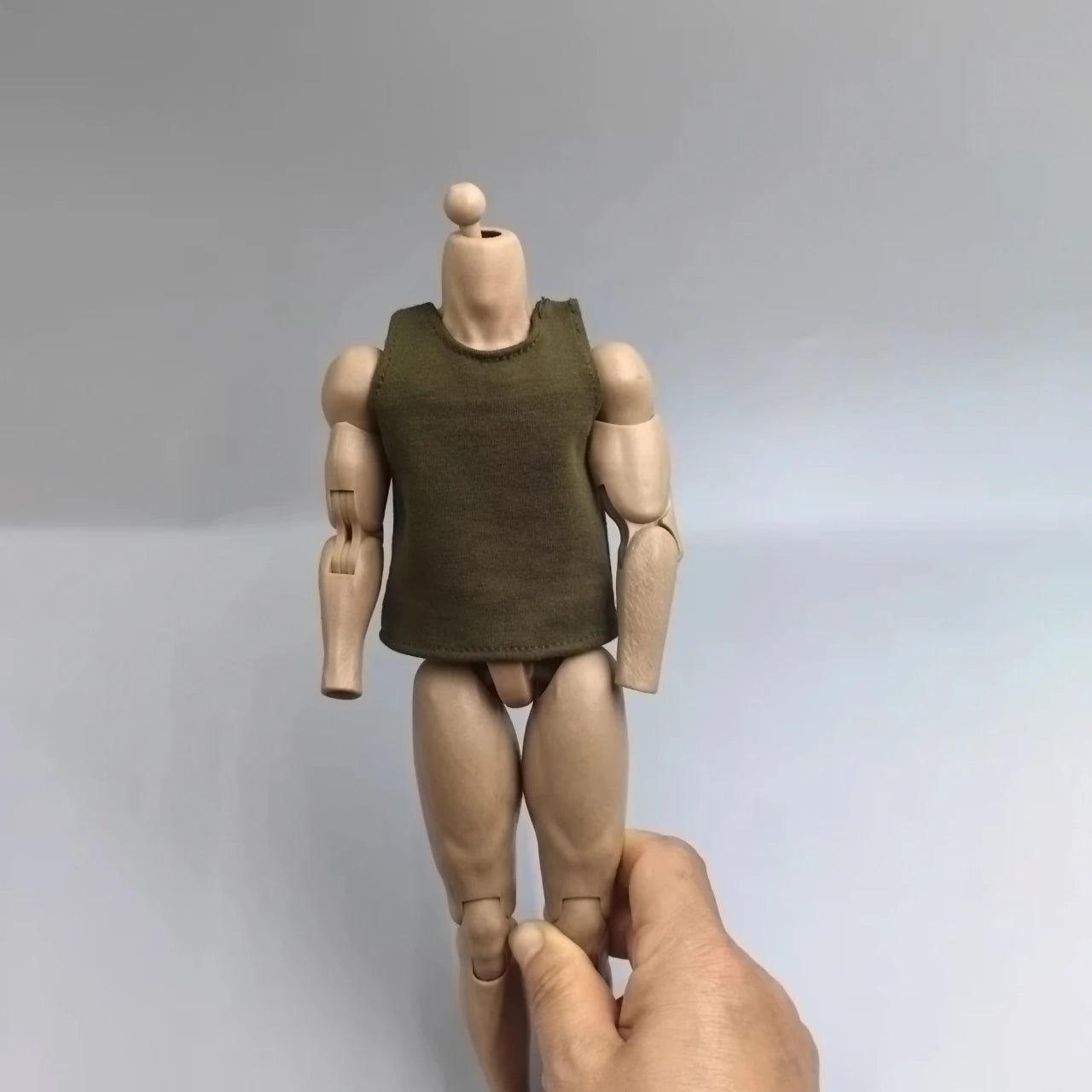 1/6 Scale Black T-Shirt for 12" (30cm) Action Figures — Male & Female DIY Model Accessories