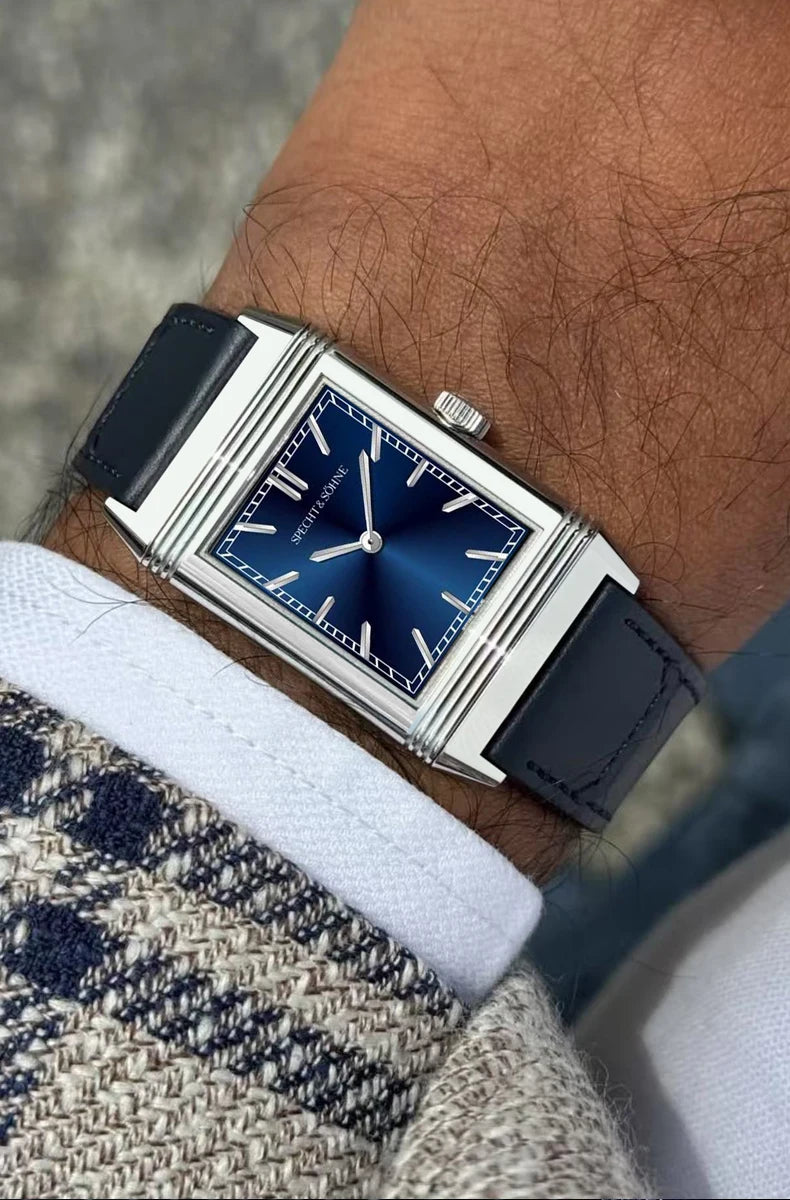 2025 Specht & Söhne Men’s Quartz Watch — 24MM 316L Stainless Steel, Sapphire Crystal, Waterproof Wristwatch