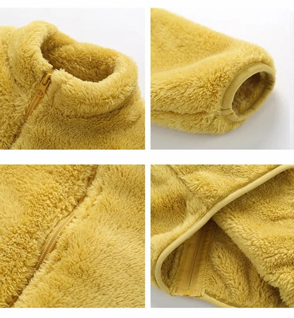 Kids Winter Coats 2024 - New Warm Fleece Jacket for Boys & Girls, Autumn & Spring Outerwear for Children