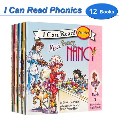 I Can Read Phonics Book Set – 12 Beginner Picture Books for Kids, Early English Reading & Montessori Learning Stories