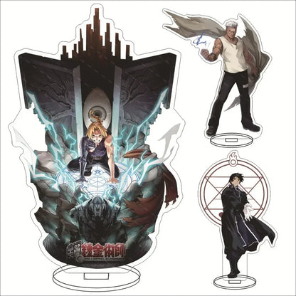Fullmetal Alchemist Acrylic Stand — 15cm Anime Action Figure PVC Desktop Model Toy Gift