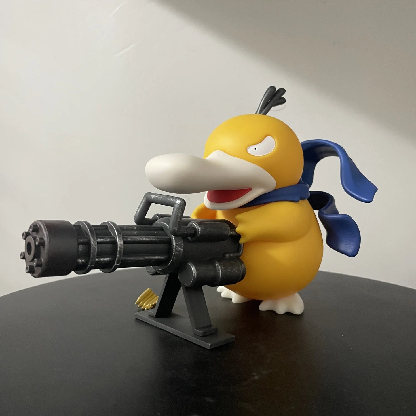 Pokemon Psyduck Action Figure — 9/15cm Gatling Gun Model for Desktop Decor & Gifts