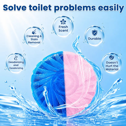 6/12-Pack Long-Lasting Toilet Bowl Cleaner Tablets - Automatic Toilet Cleaning with Sustained-Release Formula for Stain Control and Freshness