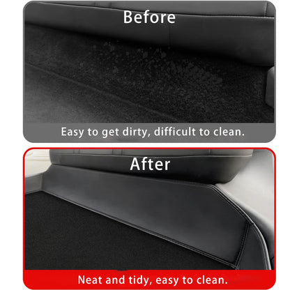 Tesla Rear Seat Lower Protective Mat - Compatible with Model Y and Model 3 Highland | 2024 Electric Vehicle Accessories