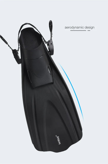 Oulylan Adjustable Short Swim Fins – Portable Snorkel Flippers for Adults, Beginner Diving & Water Sports Gear for Men