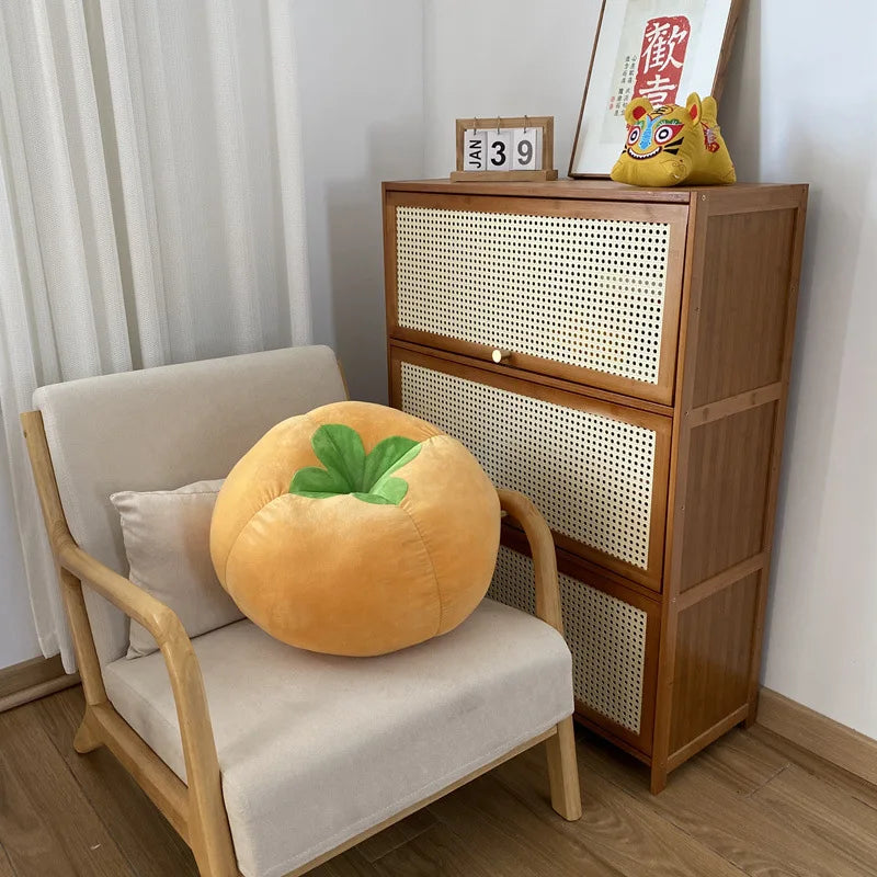 Sofa Bay Window Cushion – Cute Mushroom & Tomato Pillow for Bedroom Room Decoration, Ins Style Ornament