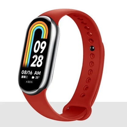 Silicone Sport Strap for Xiaomi Mi Band 8 NFC – Replacement Smartwatch Bracelet