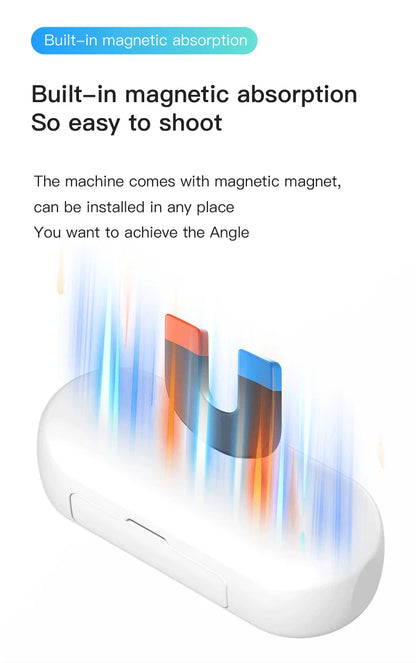 4K HD Mini Vlog Camera — WiFi Wireless Portable Action Body Cam for Sports, Travel & Photography
