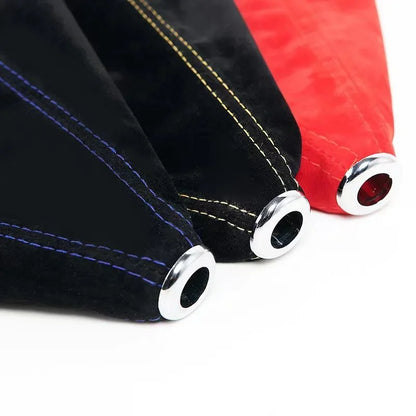 Universal Car Gear Shift Knob Cover - Suede Flocking Shifter Boot with Dustproof and Water-Resistant Protection
