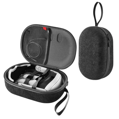 Portable Carrying Case for Meta Quest 3 - Travel-Sized VR Storage Bag with Larger Capacity, Protective EVA Material for Quest 3 Accessories