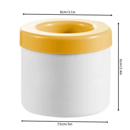 Mini Silicone Ice Cube Mold – Round Ice Bucket & DIY Ice Storage Box for Refrigerator, Creative Barware Tool