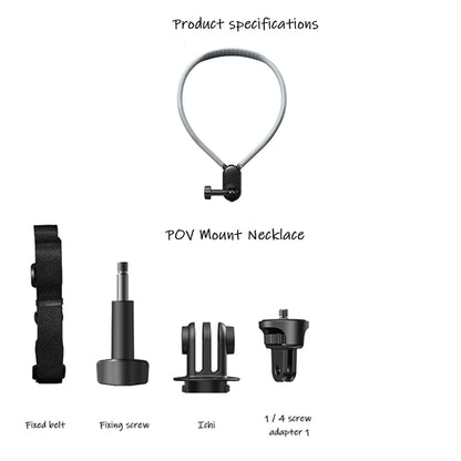 Quick-Release Silicone Neck Mount - Phone Holder for GoPro, Insta360 and DJI Osmo Action Cameras