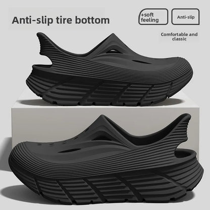 Men’s Summer EVA Slip-On Shoes - Non-Slip Breathable Outdoor Casual Slippers