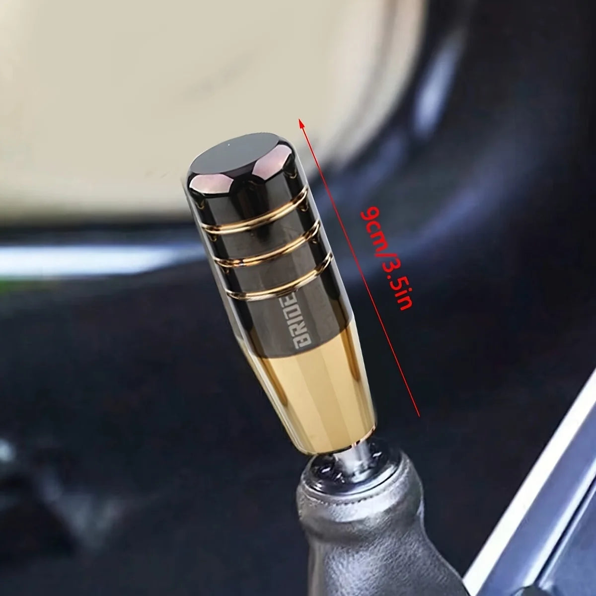 5.12-Inch Aluminum Alloy JDM-Style Shift Knob - Ergonomic Manual & Automatic Car Gear Shifter