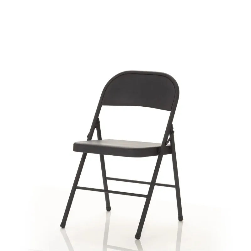 Mainstays 4-Pack Steel Folding Chairs – Beige Outdoor & Indoor Seating