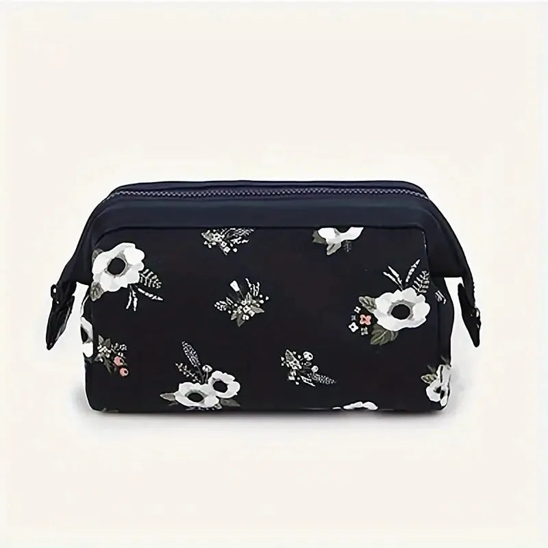 Women’s Flamingo Makeup Bag – Large Travel Toiletry & Cosmetic Organizer Pouch