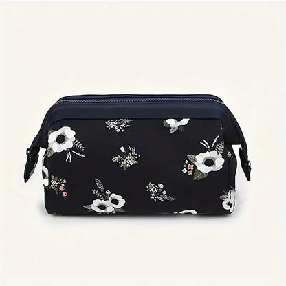 Women’s Flamingo Makeup Bag – Large Travel Toiletry & Cosmetic Organizer Pouch