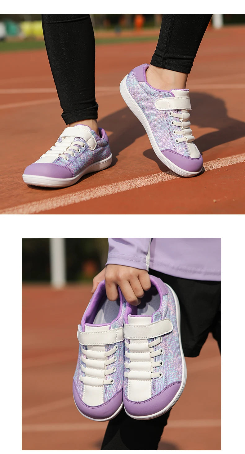 Children’s Wide Barefoot Shoes – Anti-Slip Zero-Drop Sport Sneakers for Boys & Girls