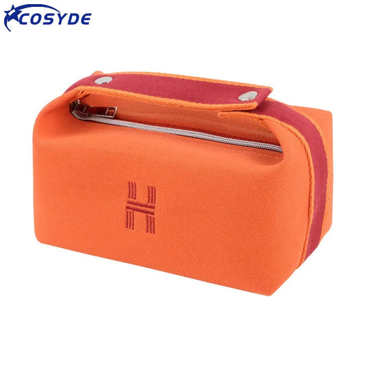 Waterproof Travel Cosmetic Bag - Outdoor Dustproof Zipper Handbag for Ladies Toiletries Storage - Simple and Convenient Accessories