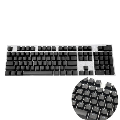 104PCS Universal Mechanical Keyboard Keycaps – Ergonomic Blank Replacement for Cherry MX Backlit Keyboards