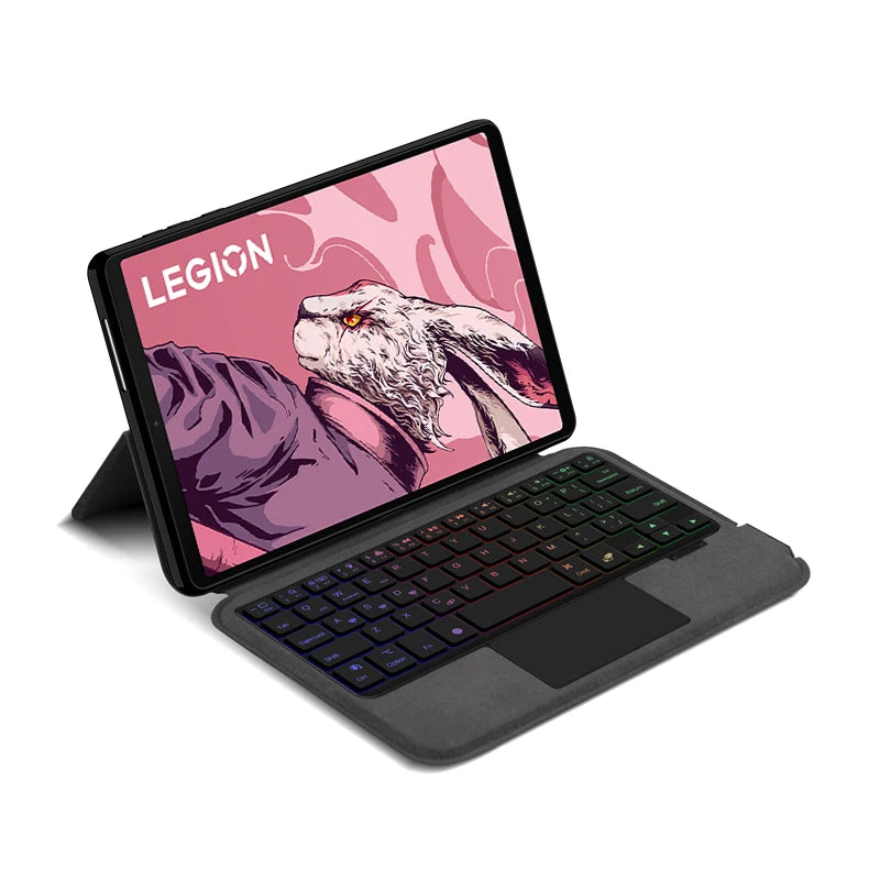 HUWEI Magic Keyboard Case for Lenovo LEGION Y700 2023 8.8" TB-320F 2nd Gen Tablet Cover with TouchPad & Backlit Keyboard